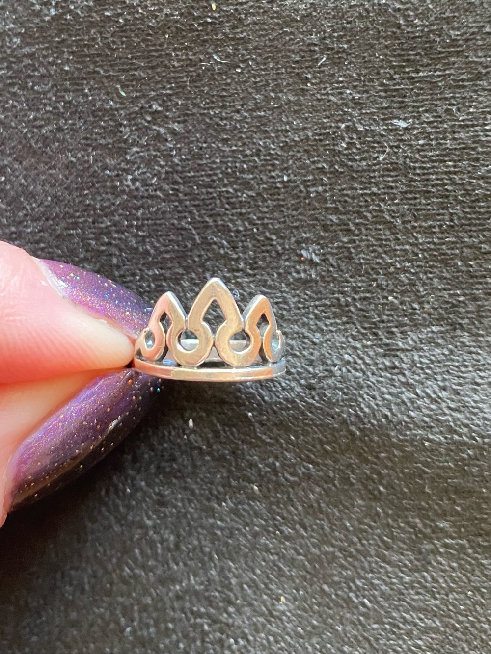 James Avery Silver Tiara Charm